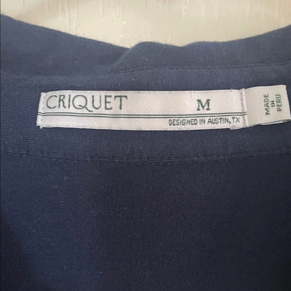 Criquet Dark Blue Polo Shirt